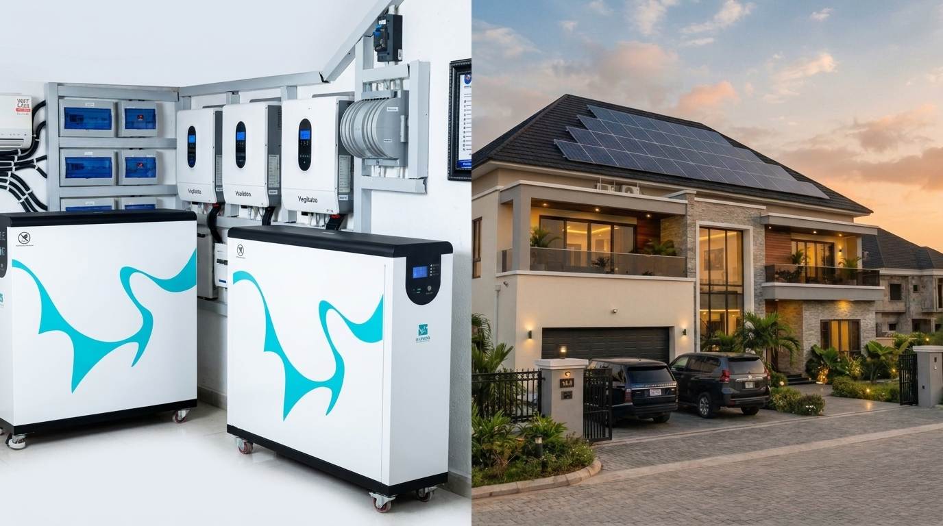 Residential Duplex Solar Installation — Lekki Phase 1 Lagos
