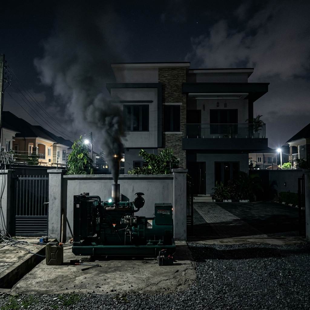 Before Solar Installation - Generator Fumes & Blackouts